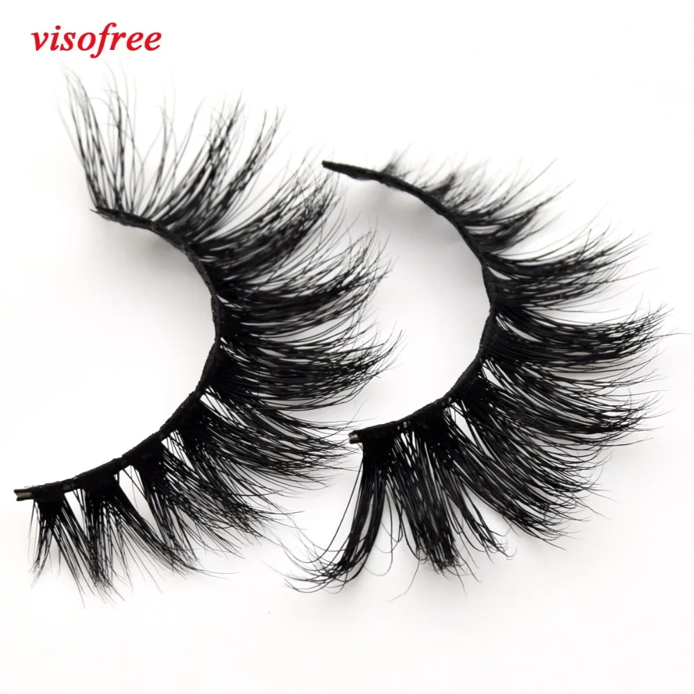 Ресницы visofree 3D норковые ресницы ручной работы крест-накрест Объемные Накладные