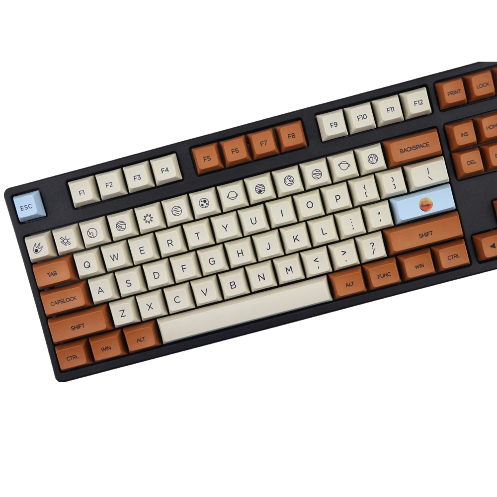 Марс колония профиль XDA keycap 121 ключей сублимируемый краситель для MX Переключатель