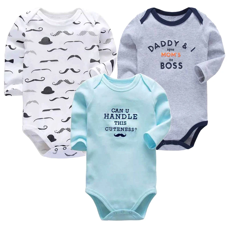 

Baby Outfits For Boys And Girls Long Sleeve Cotton Cute Fashion Bodysuit Set Infant Costume Baby Clothes