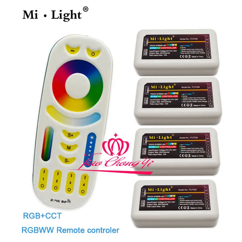 2 4G RGB + CCT контроллер и пульт дистанционного управления для светодиодный