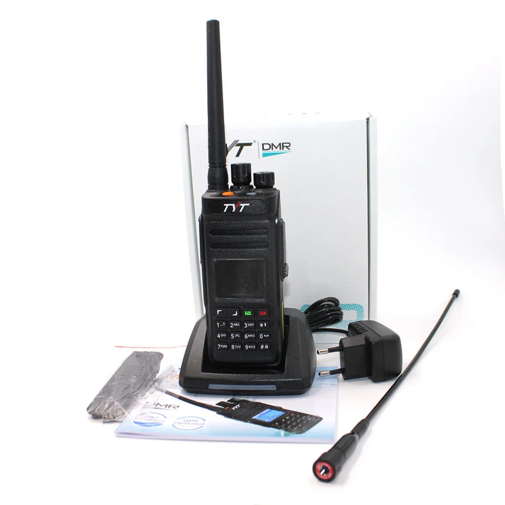 Najtaniej Odpowiedni TYT MD398 Cyfrowy DMR Walkie Talkie Wodoodporny IP67 Dwukierunkowy Radiotelefon Wysokiej Mocy 10W Ham Nadajnik-odbiornik Radiowy