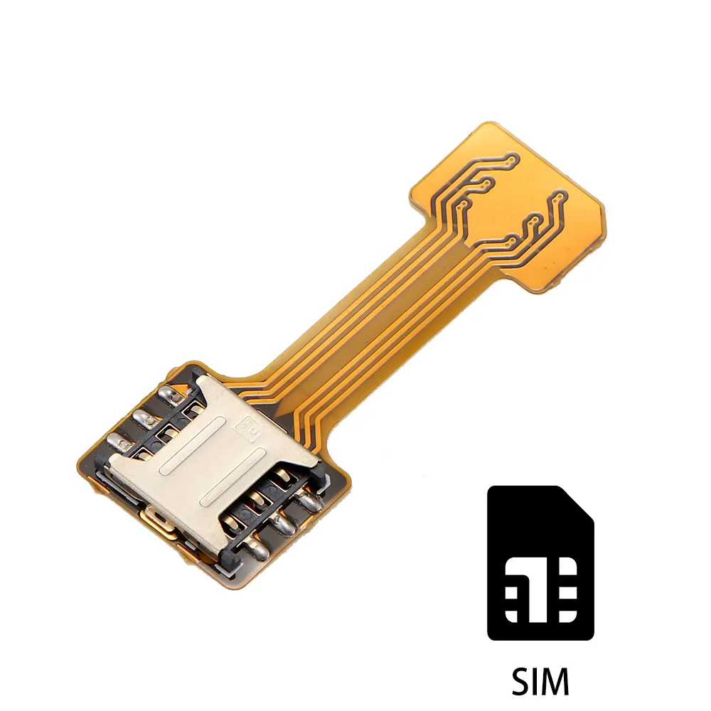 Для Android удлинитель 2 микро удлинитель адаптер двойной Micro SD адаптер Micro SIM карта гибридный двойной для samsung S7/S7 Edge/S8/E5