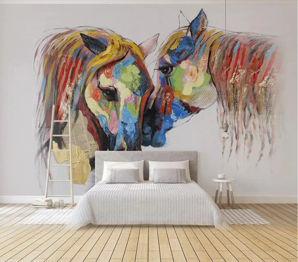 Пользовательский скандинавский простой ручная роспись мультфильм самолет