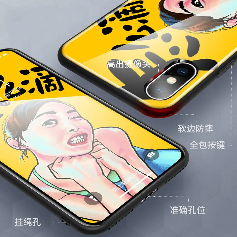 Y-ZU Phone Case For iPhone 6 6s 7 8 6/7/8 plus X Funny How Drop Hand Shell Silica Gel Soften Edge Originality Free Shipping |