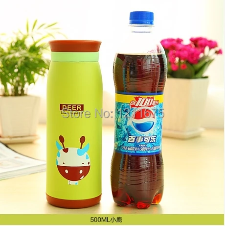 500ML New Lovely Cartoon Belly Cup Creative Stainless Steel Vacuum 6 Designs Size L | Дом и сад