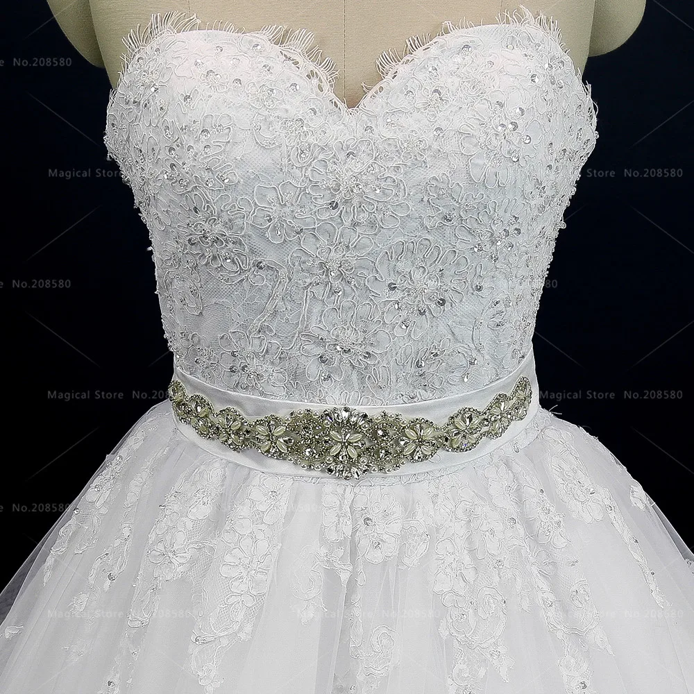 Роскошные белые Vestidos De Renda кружева свадебные платья Африканский стиль Свадебные