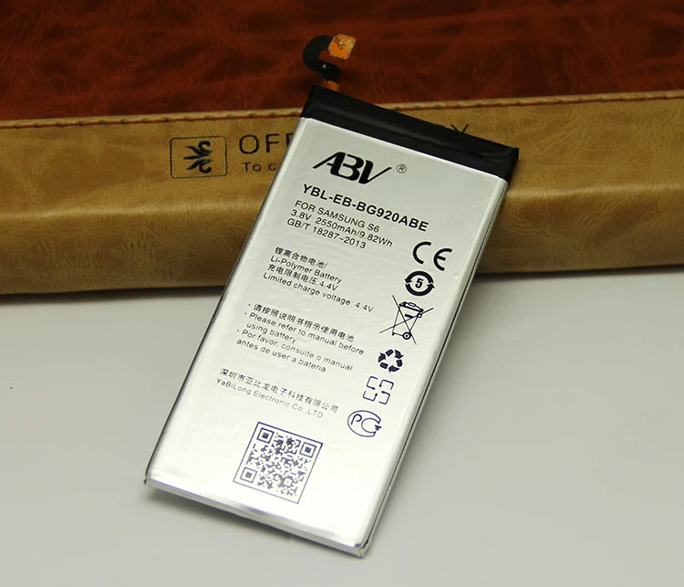 Бренд ABV батарея для S6 литий ионная аккумуляторная EB BG920ABE samsung Galaxy батарея|battery