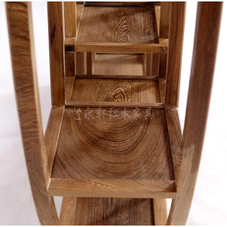 Meuble rangement гостиная 2019 деревянная мебель шкаф витрина потертый шик armoire de Curio полки