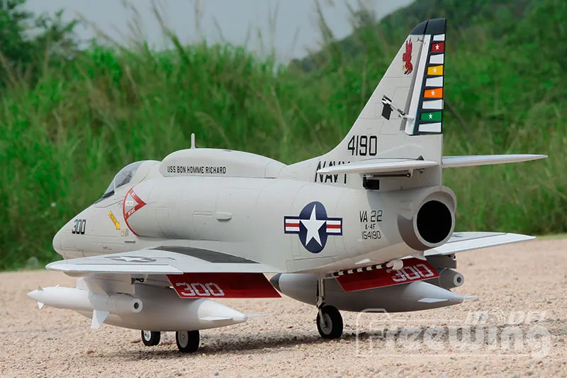 Freewing A-4E/F RC EDF Skyhawk самолет 80 мм EDF Vec пульт дистанционного управления PNP модель самолета самолет с неподвижным крылом
