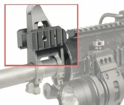 Бесплатная доставка боковой двойной Пикатинни клип крепление для Кольт. 223 5 56 мм