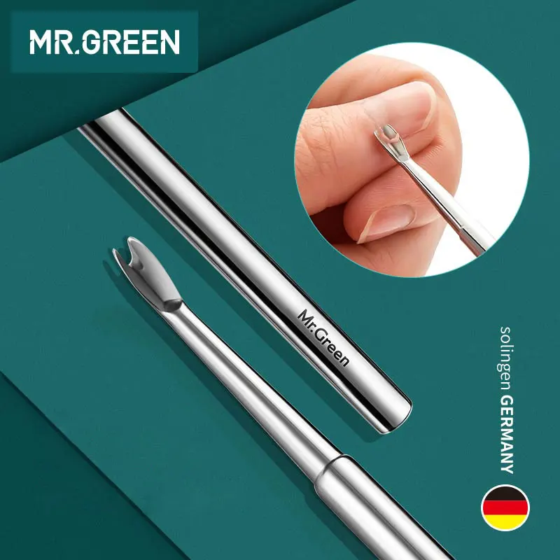 

Двусторонний инструмент MR.GREEN для удаления кутикулы, нержавеющая сталь