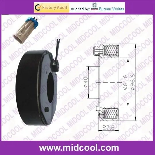 Авто ac компрессора катушка сцепления для opel DENSO 7SBU16C|coil|coil densocoil compressor |