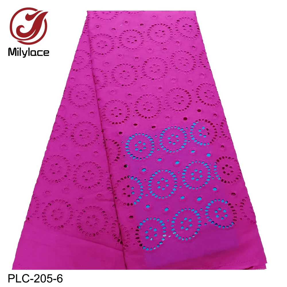 

New Arrival Swiss Voile Lace In Switzerland High Quality African Cotton Satin Swiss Dry Voile Lace Fabric For Wedding PLC-205