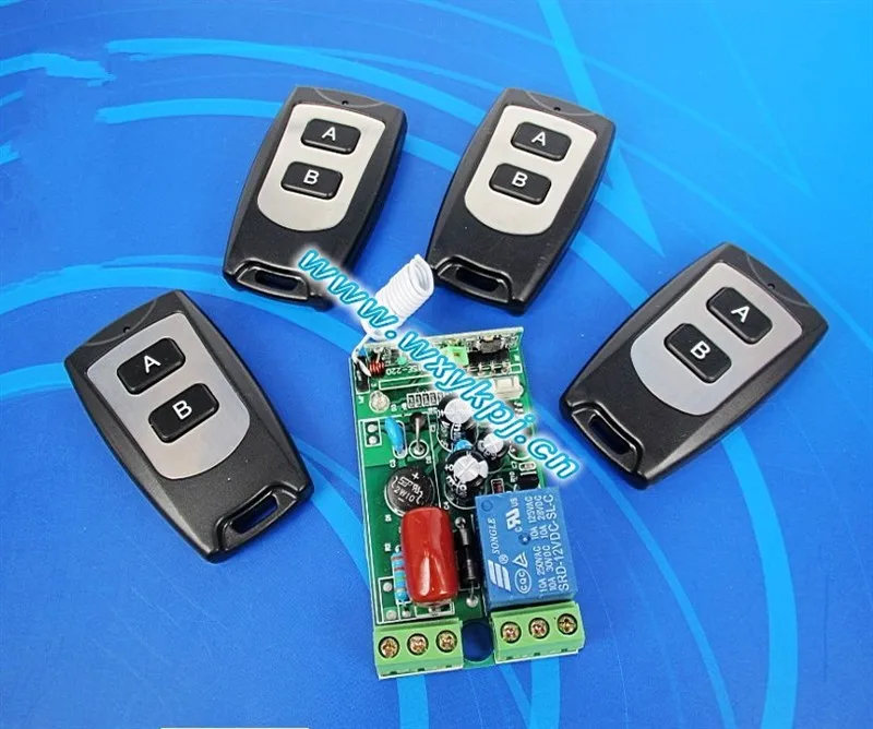 1 канал AC 220 V 10A RF 1CH Беспроводной РЧ пульт дистанционного управления Управление