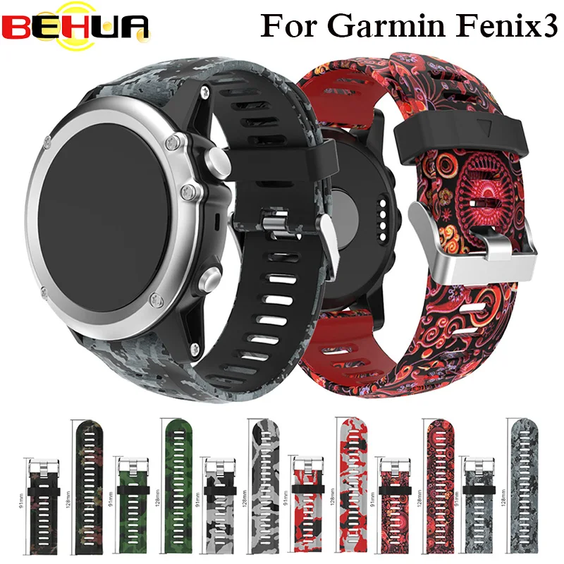 

26mm Wristband For Garmin Fenix 5X 5Xplus/Fenix 3 3 HR /6X Pro Silicone Sport Watch Strap Replacement Fashion Smart Accessorie