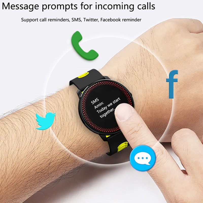 Smart Сердечного ритма Мониторы умный Браслет Фитнес трекер шаг счетчика