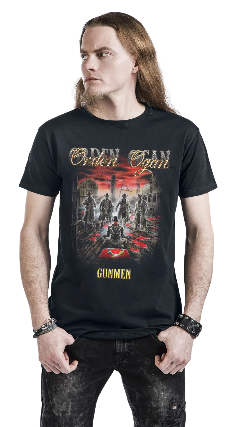 Орден оган боевики футболка черный L | Мужская одежда