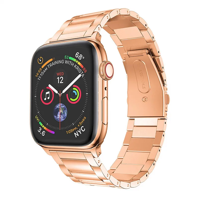 Металлический ремешок совместимый с Apple Watch 6 SE Band Series 4 5 40 мм 44 браслет из