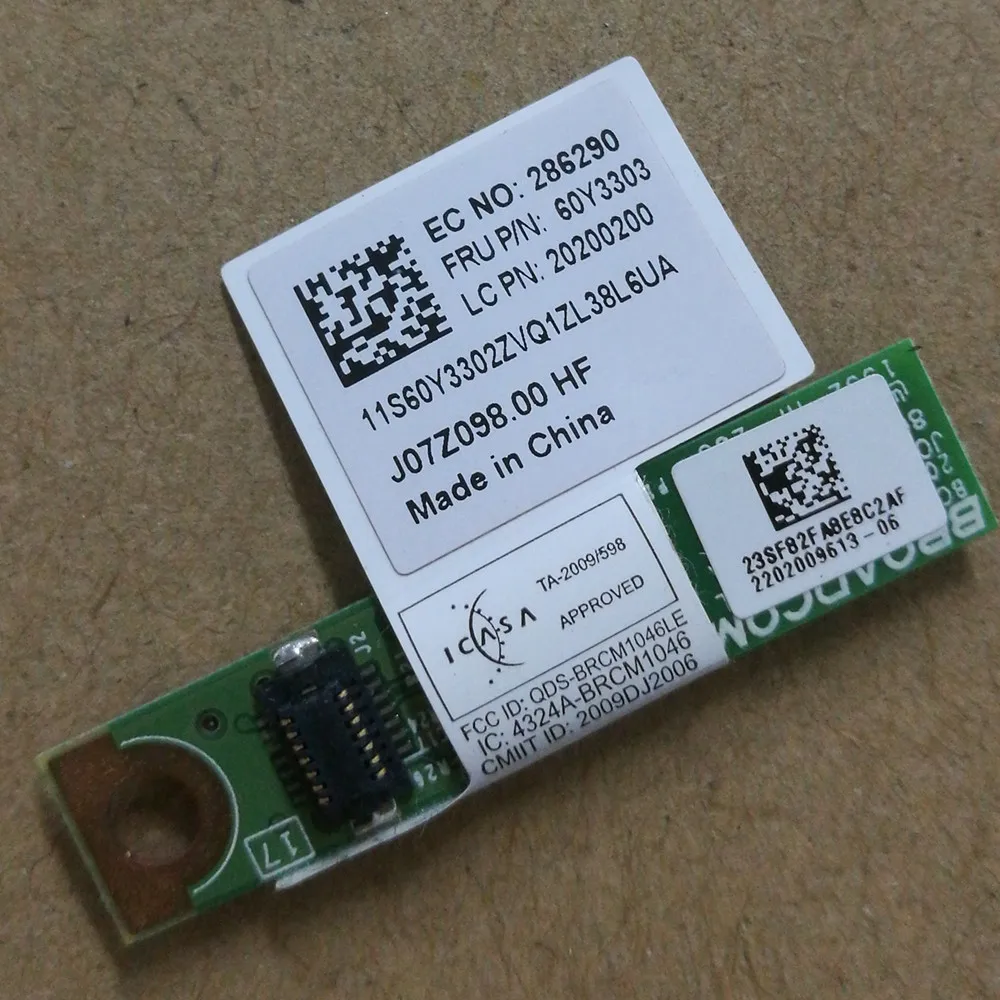 Карта адаптера Bluetooth 4 0 для Thinkpad X200 X220 T400S T410 T420 T430 T430S T510 T520 T530 W510 W520 W530 FRU 60Y3303