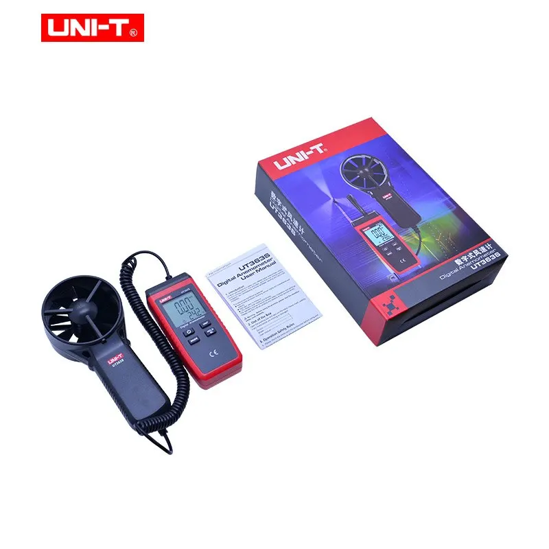 UNI-T UT363S мини Анемометр Автоматический диапазон данных удержания скорости ветра Измеритель температуры макс/мин/AVG уровень ветра 0~ 12