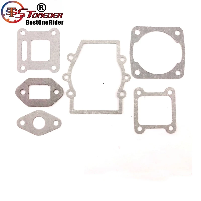STONEDER 5 комплектов Комплект прокладок двигателя ATV для 2-х тактных 47cc 49cc Quad Baby Crosser