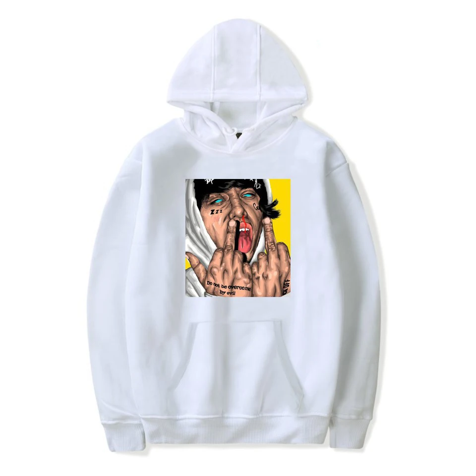 Lil xan Xanarchy толстовки для мужчин и свитшоты весна осень хип хоп мужской пуловер худи Харадзюку модная уличная одежда для женщин