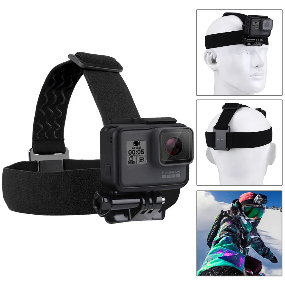 PULUZ 45 in 1 Accessories Chest Strap Handlebar Mount for GoPro Go pro HERO6 5 Session 4 3+ 3 Xiaomi yi action | Электроника