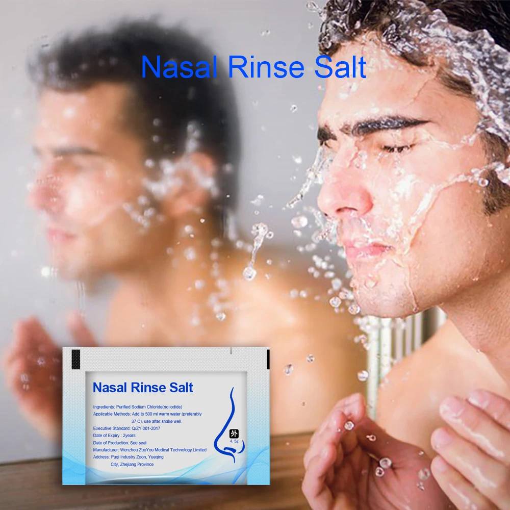 Носовые мыть соль 3/5/30 шт микс аллергический ринит облегчение для носа