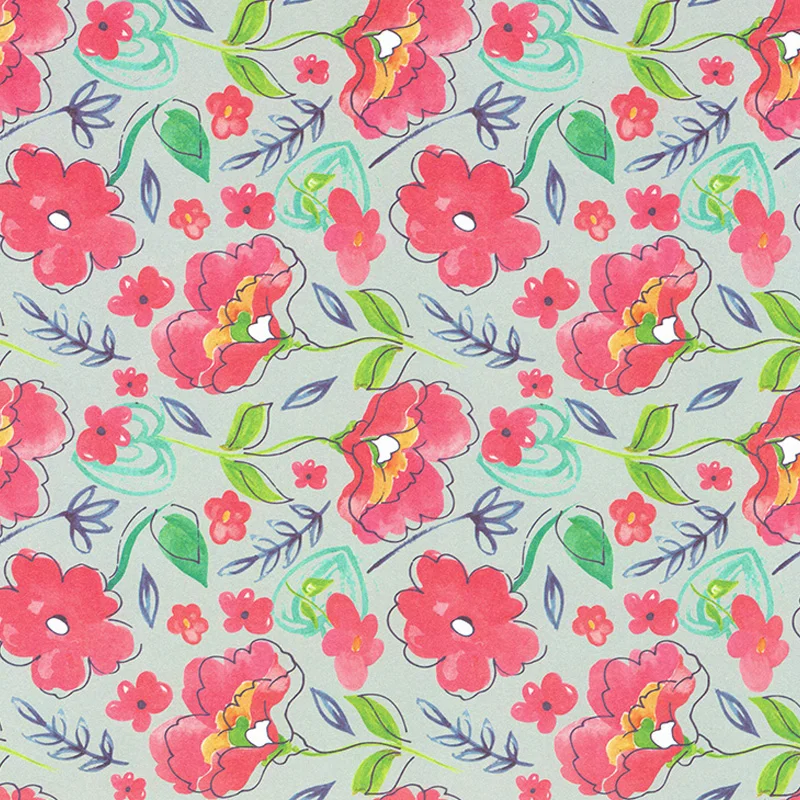 Набор для скрапбукинга сделай сам коллекция бумаги с рисунком цветов 6 дюймов 16