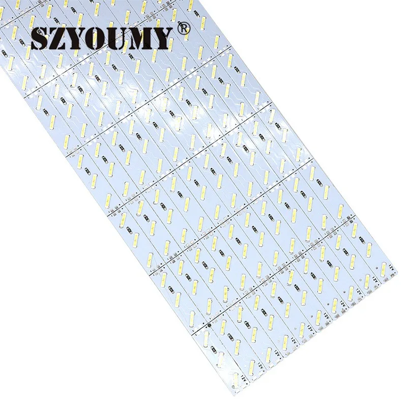 SZYOUMY супер яркий 100 см 72 светодиодный S SMD 8520 светильник 1 м 12 В алюминиевый жесткий