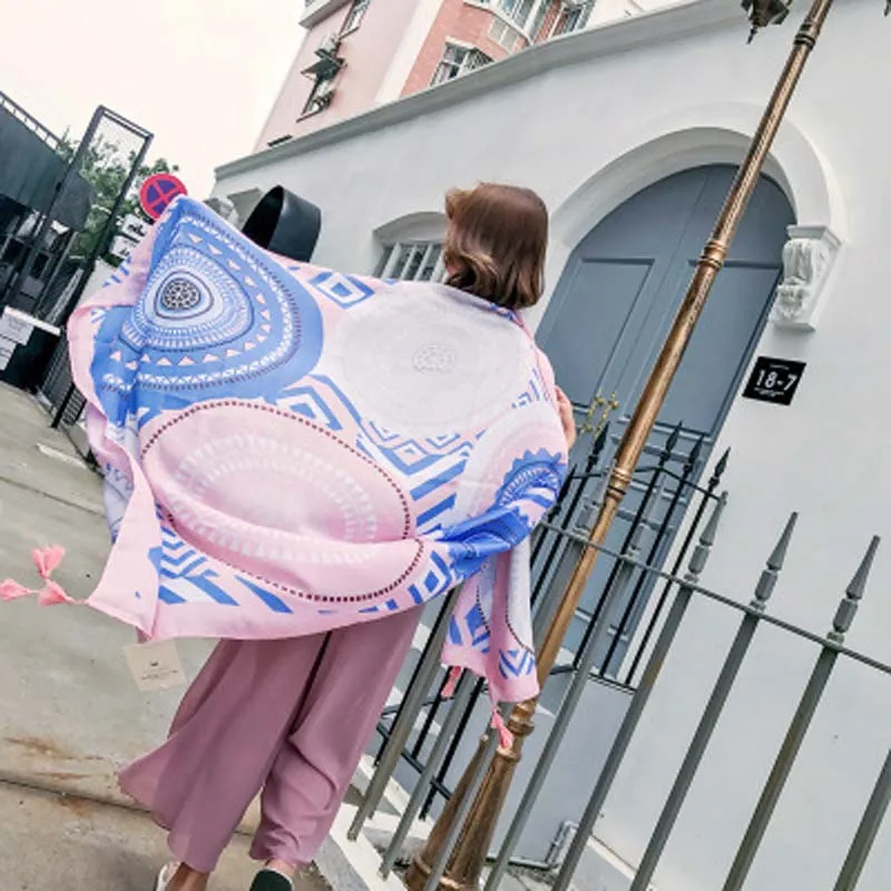 Пляжное полотенце в богемном стиле с кисточками искусственное одеяло банное