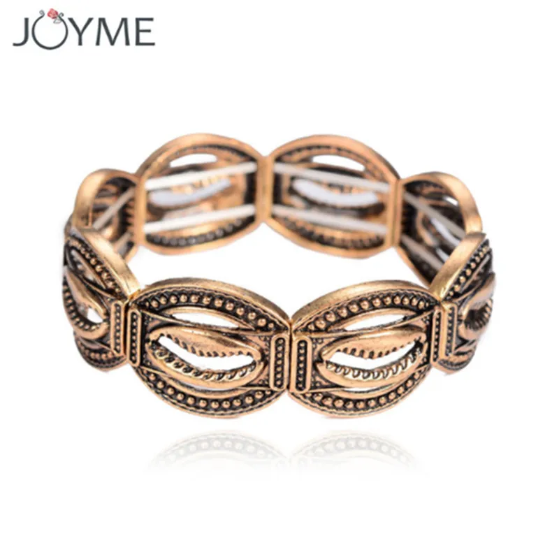Мужской винтажный браслет Joyme модный золотого цвета с уникальным дизайном в