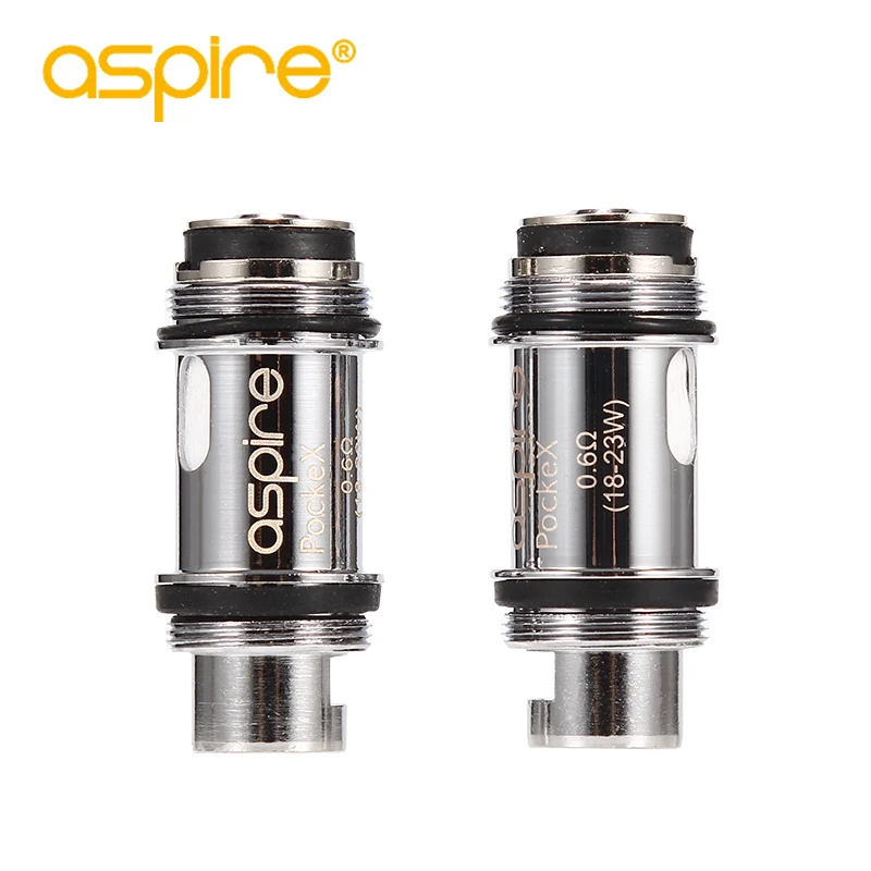 10 шт./лот PockeX катушки головки 0.6ohm провод для электронных сигарет Aspire Карманный