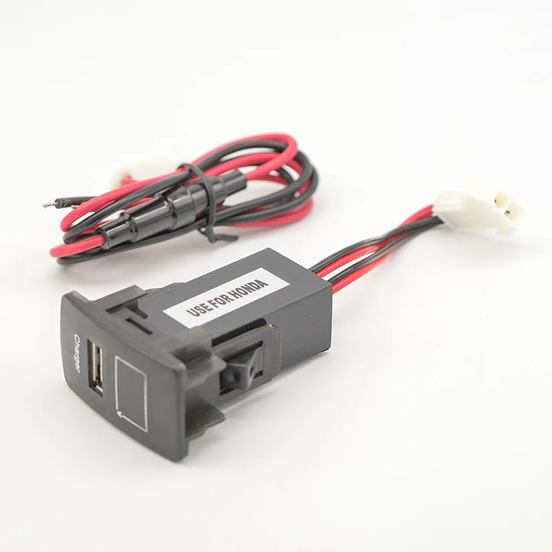 1 шт. автомобильное зарядное устройство USB с вольтметром дисплей 2 А usb порт для