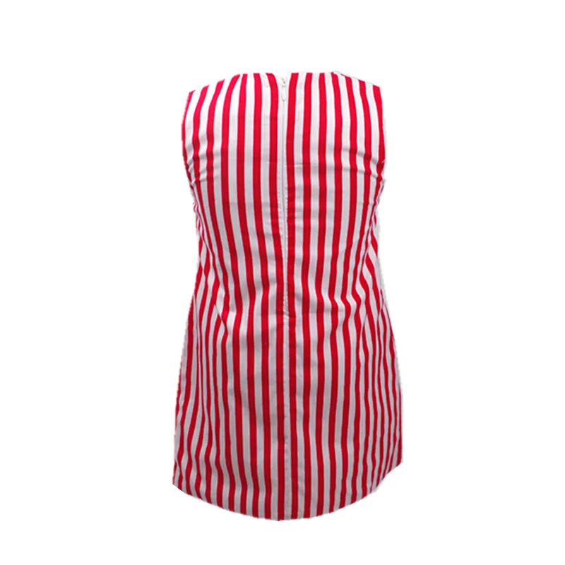 Retail New Girls Dress Christmas Clothes Toddler Girl Princess Dresses Striped Embroidery Year Costumes For kids | Детская одежда и