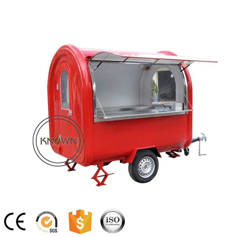 

2019 Commercial made in China customized food cart with high quality mobile food trailer