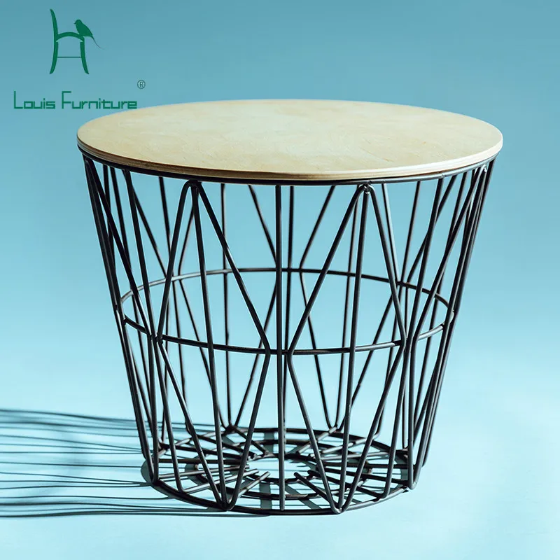 Модные чайные столики Луи Скандинавский современный упрощенный Железный арт