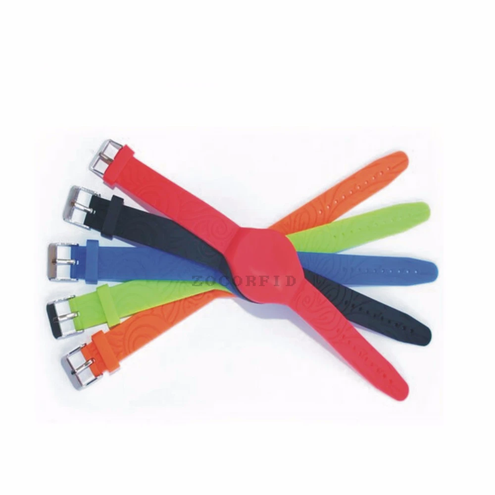 10pcs/lot 125Khz RFID EM4100 Waterproof Proximity Smart Card wristband bracelet ID card for access control | Безопасность и защита