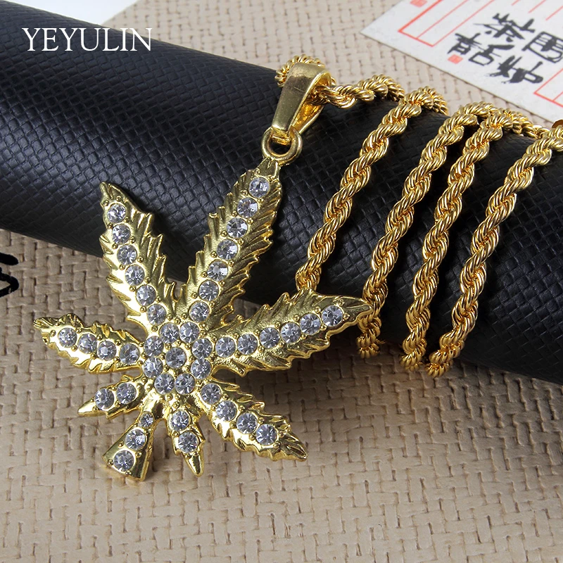 Цепочка с кулоном в виде кленового листа золотистая|necklace long|fashion necklacenecklace fashion |