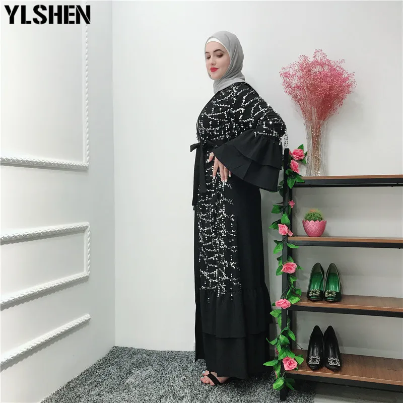 Женское мусульманское платье Abaya Dubai женское для молитвы Рамадана хиджаб кафтан