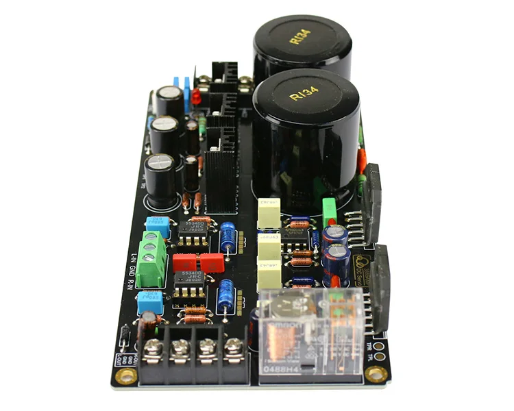 GHXAMP LM3886 усилитель аудио Плата JRC5534DD оп-усилитель Полный DC сервопривод цепи LM317 LM337 регулятор C1237 динамик защиты 68 Вт* 2
