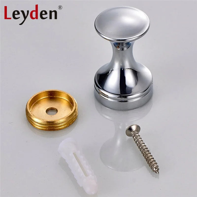 Медные металлические крючки для пальто Leyden хромированная вешалка латунный