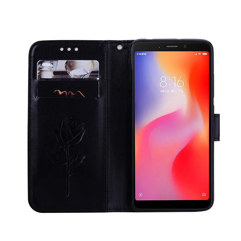Чехол для Xiaomi Redmi 6A, чехол для Redmi 6, Мягкая силиконовая задняя крышка для Redmi 6, кожаный чехол-книжка для Xiaomi Redmi 6A 6 A A6, чехол для телефона s