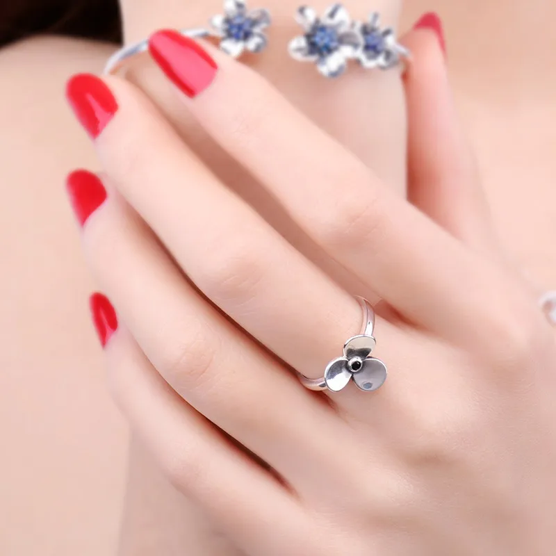 JewelryPalace стерлингового серебра 925 Винтаж элегантность Подлинная черный спинной кольцо