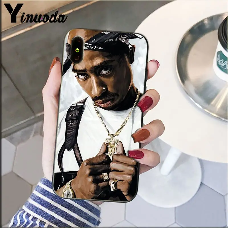 Yinuoda 2pac Tupac и Biggie чехол для телефона высокого качества Apple iPhone 8 7 6 6S Plus X XS MAX 5 5S SE XR