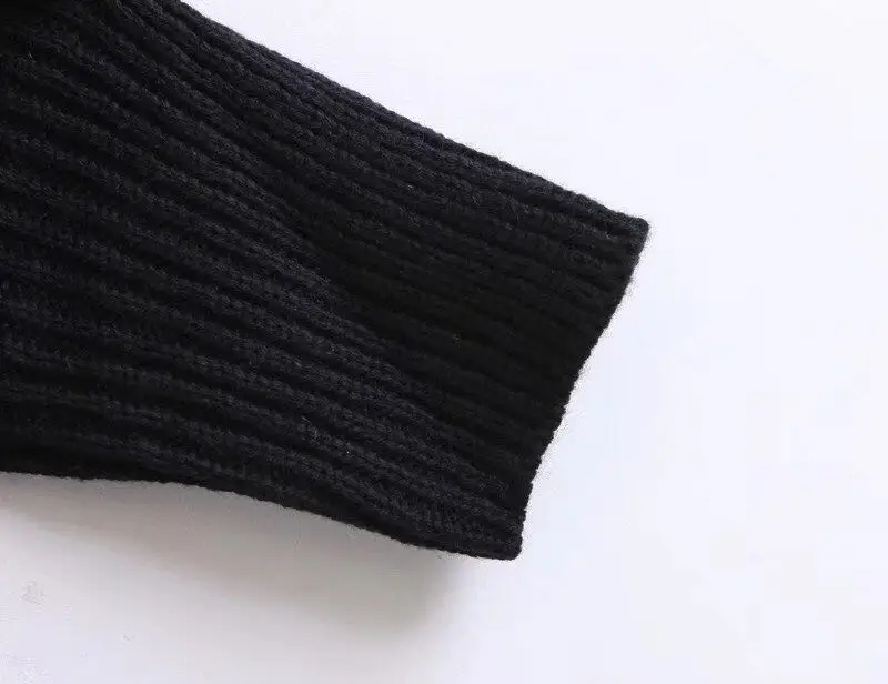 H.SA Women Autumn WinterTurtleneck Sweaters Batwing Sleeve Oversized Sweater Poncho Pullover and Sweater Jumpers Irregular Pull