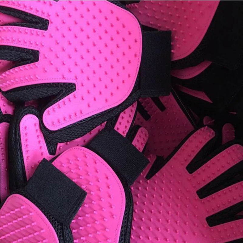 (30 шт./лот) оптовая продажа перчаток для шерсти домашних животных красные синие