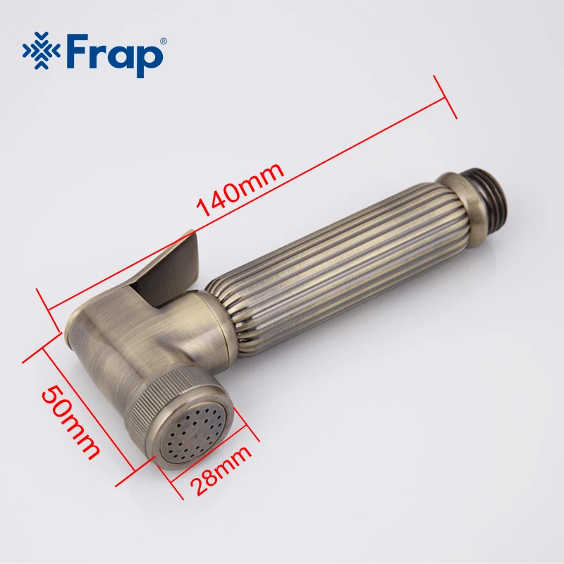 Frap латунный спрей для биде в ретро стиле твердая ручная Лейка Shattaf насадка