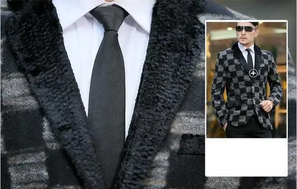 CCXO 2015 New Autumn And Winter Mens Gold Velvet Blazer Jacket Casual Men's Suits Plaid Wool Collar Slim Fit Suit Plus Size 5XL | Мужская