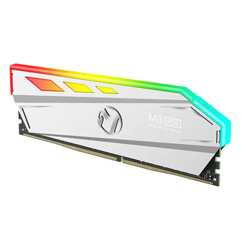 MAXSUN RGB ram ddr4 8 Гб 3000 МГц Настольный алюминиевый сплав 288pin s 1 2 V модуль быстрого